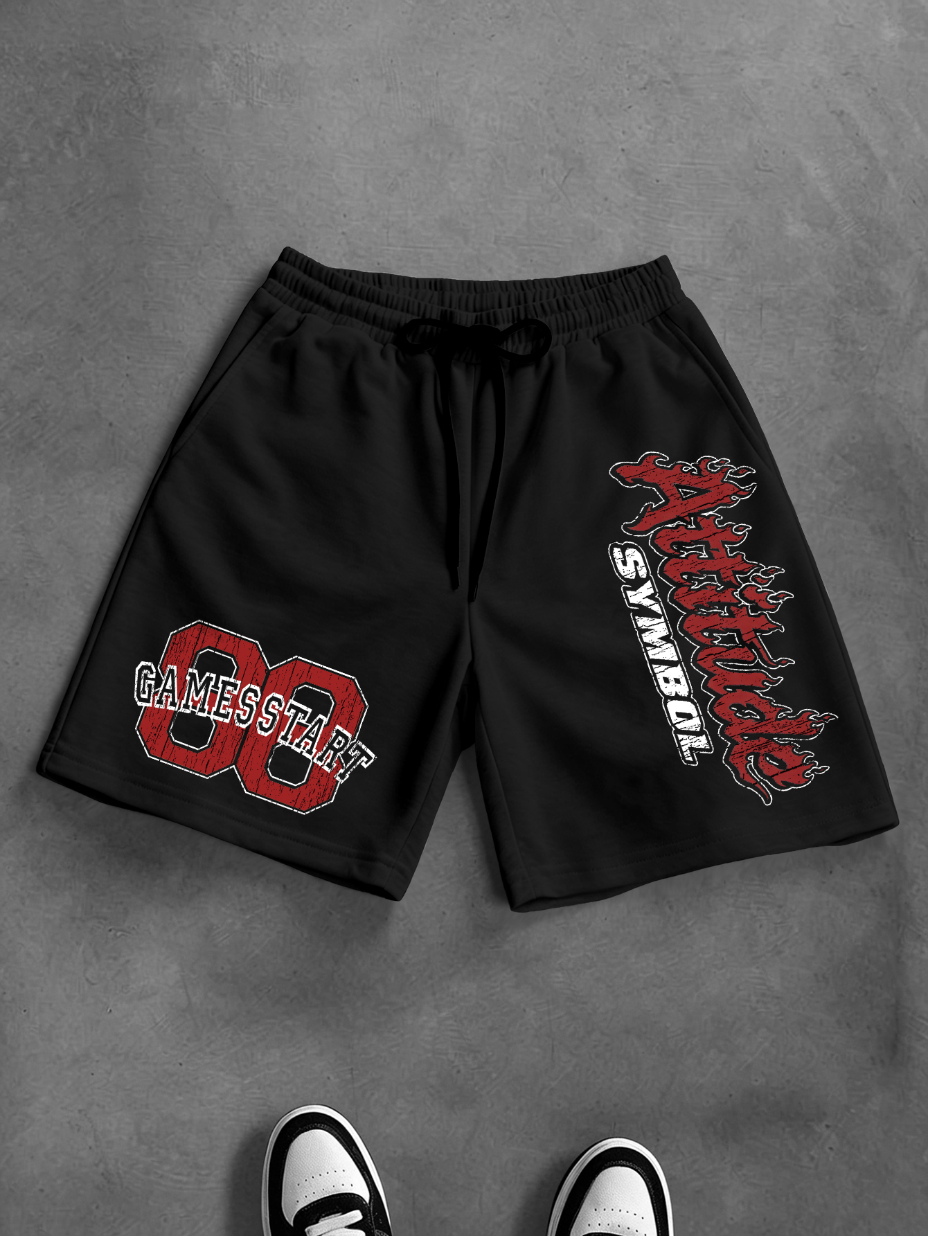 Streetwear Brand Starting With A - Men's Oversized Streetwear Shorts Brand 80