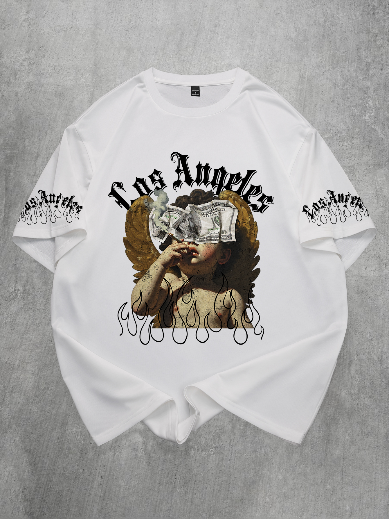 Gothic Streetwear Brand - Men's Oversized Los Angeles Gothic Streetwear