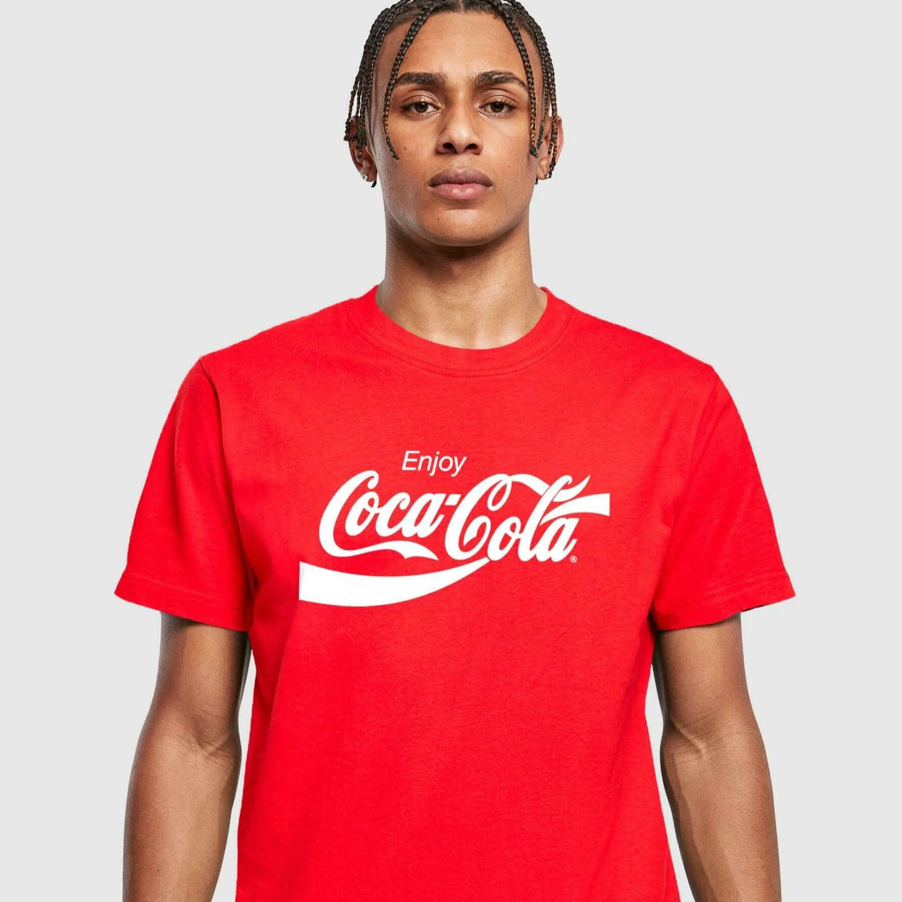 Red Cola Classic Logo Brand T- - Streetwear Brand Red Logo 评论和价格
